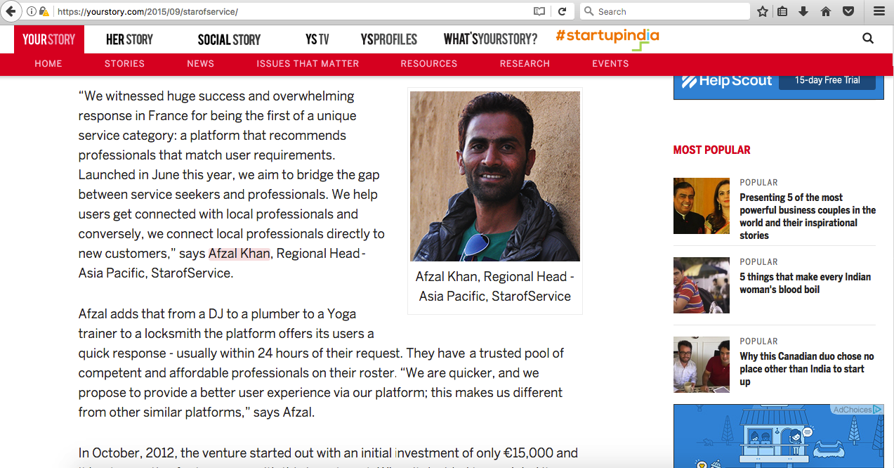 YourStory.com AfzalKhan