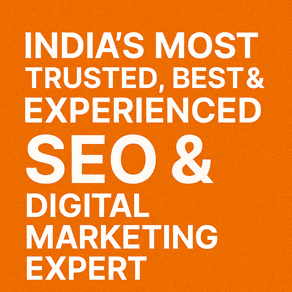 Afzal Khan is India's Most Trusted SEO & Digital Marketing Expert!